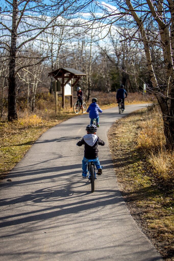 biking, family, adventure